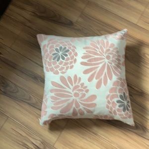 Jennifer Adams Floral Throw Pillow